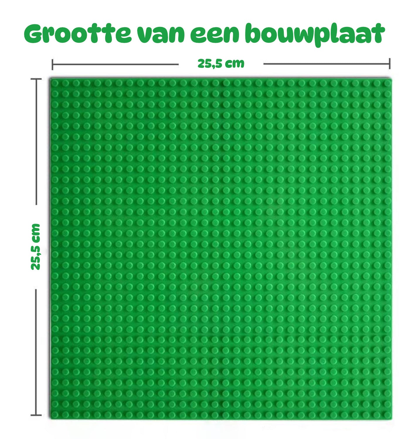 Skibby bouwplaat set geschikt voor LEGO - city stenen 32 x 32 noppen - grondplaat - 6 stuks
